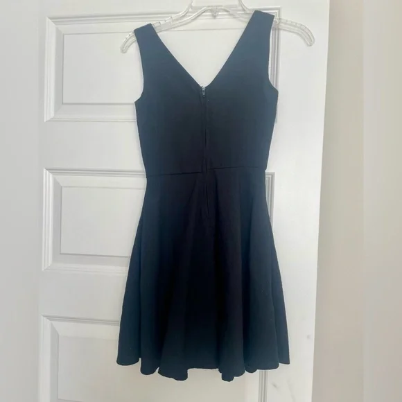 Mi Ami black skater mini dress, size XXS - Picture 2 of 3
